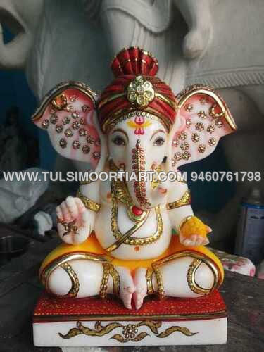 Marble Ganpati Bappa Statue