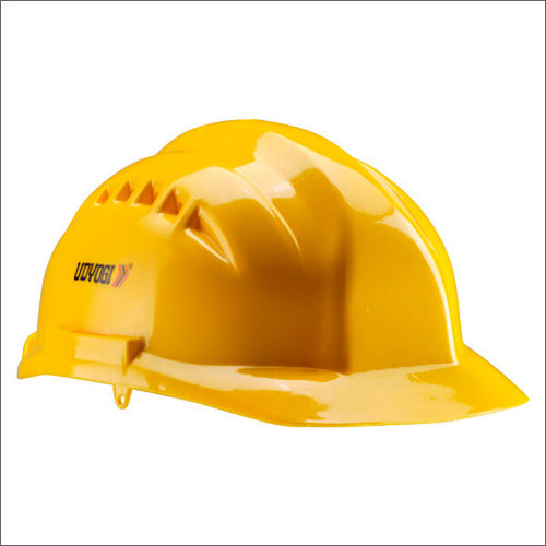 Yellow Hdpe Ultra Vent 7000 Series Safety Helmet