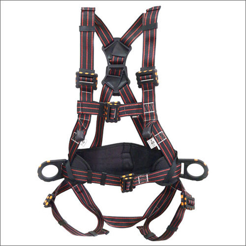 Red-Black One Front Attachment Safety Belt For Fall Arrest