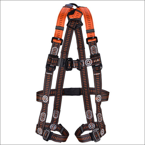 Orange-Black One Chest Attachment Safety Belt For Fall Arrest