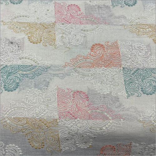 Designer Organza Embroidered Fabrics