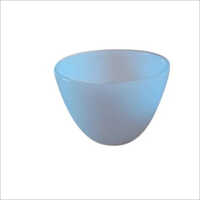 Laboratory Plain Silica Crucible - Silica Material, 100ml Capacity, 25mm Diameter, Round Shape, White Color | Ideal For High-temperature Chemistry Lab Use