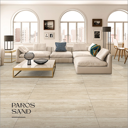 Paros Sand 18-502 Glazed Vitrified Tiles Size: Customized