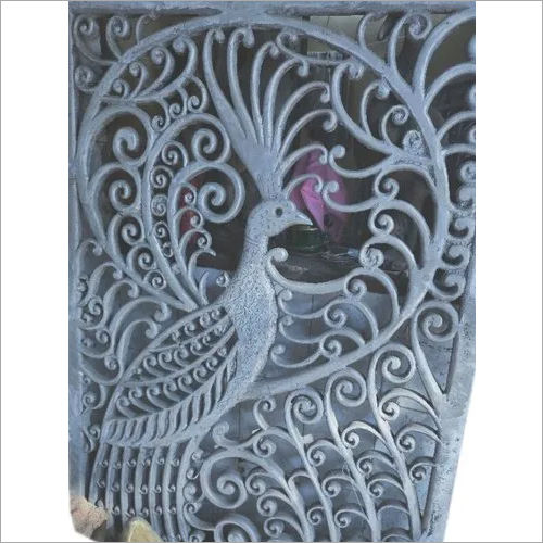 Grey Aluminium Intricate Grill Casting