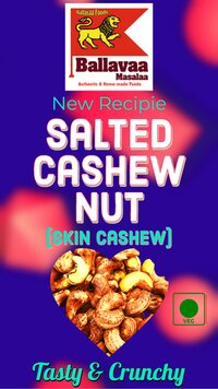 Salted Cashew Nuts(skin Cashew) Grade: A