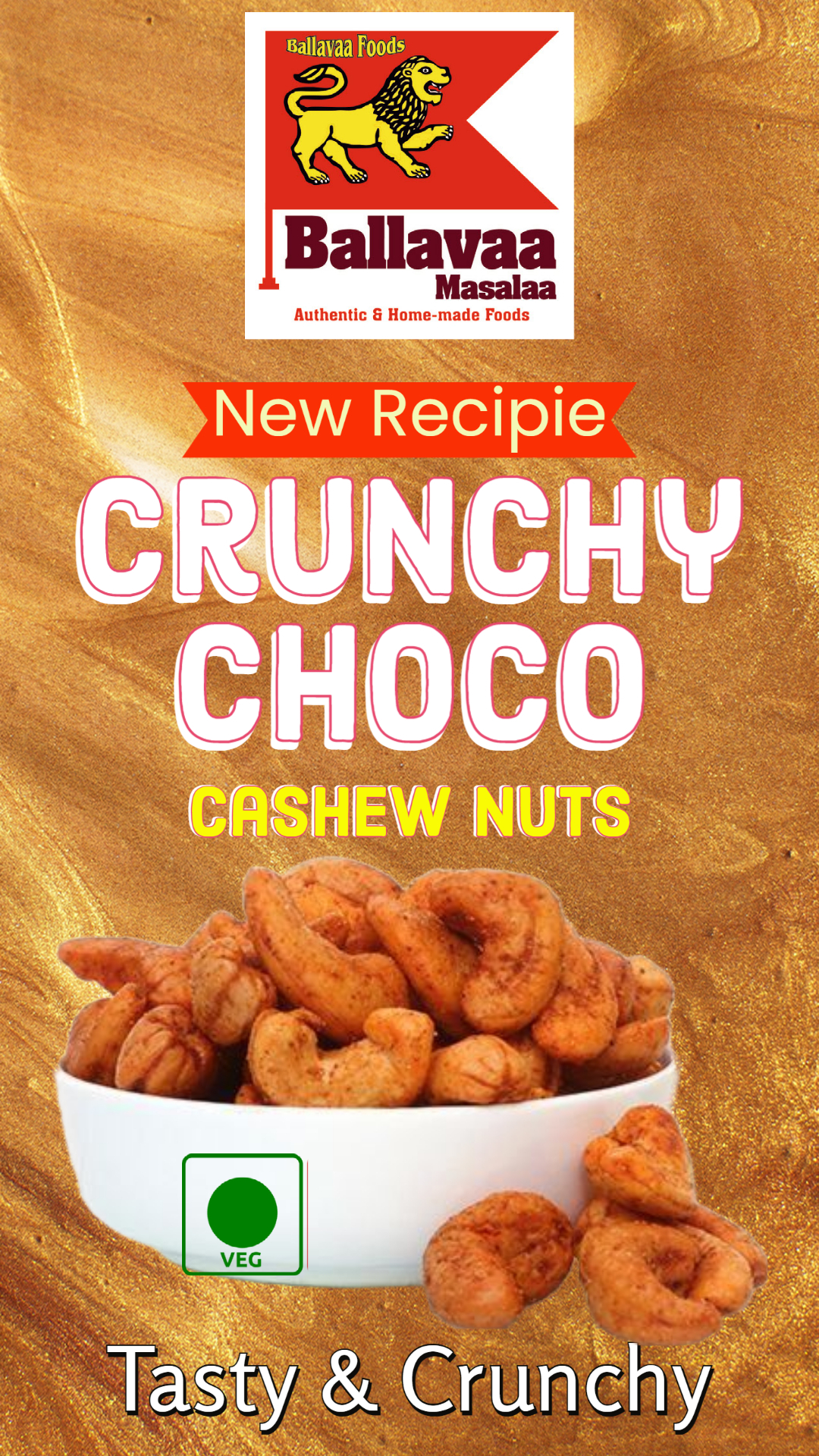 Cruncy Choco Cashew Nuts