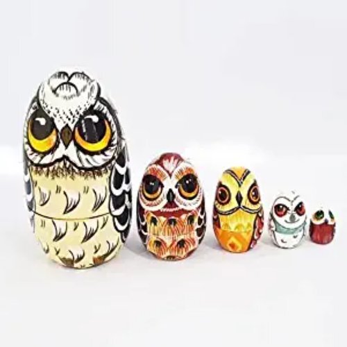 Wooden Owl Set
