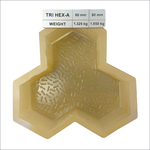 Tri Hex PVC Paver Moulds