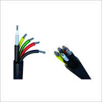 4 Plus 1 Cctv Camera Cable - Copper Conductor, 6.1 Mm Diameter, Black Pvc Jacket | 100 Meters Length, Flexible Insulation, Ideal For Industrial Use