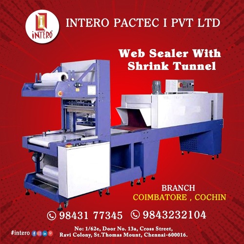 Web Sealer With Shrink Wrapping