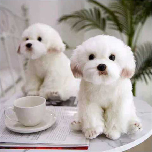 White Puppies Soft Toys