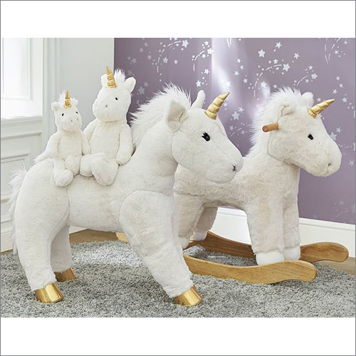 White Unicorn Soft Toys