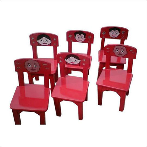 Kids Armless Red Chair 