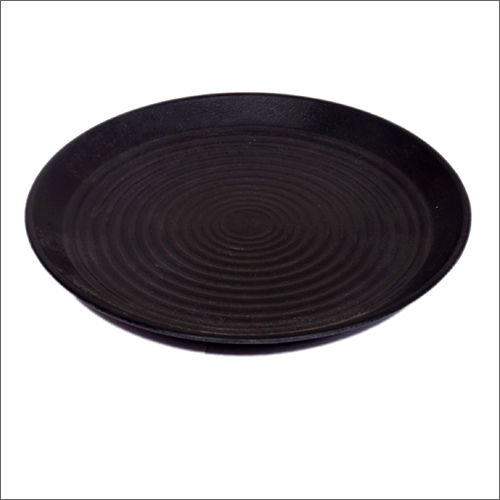 Black 8 Inch Liner Half Plate