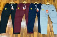 Plain Men Cotton Silk Trousers Set