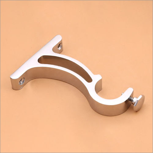 Silver Aluminium Chrome Plated Curtain Support