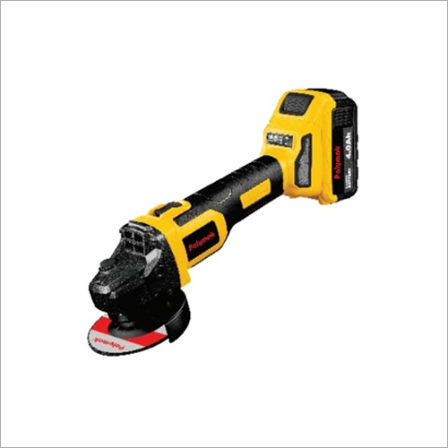 Cordless Angle Grinder - Metal & Plastic Build | High Precision, Portable Design, Sleek Yellow & Black Finish