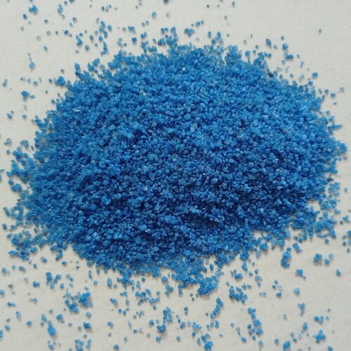 Colored Silica Sand - 16-32 Mesh Blue | Waterproof, Polished Surface, Ideal for Epoxy Flooring and Aquatic Decor