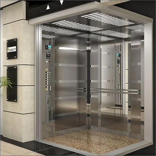 Galvanized Steel Glass Passenger Elevator
