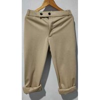 4 Way Lycra Pant - Breathable, Comfortable Fabric, Zipper Fly Closure, Biscuit Color, Three Pockets , Regular Fit for Men, Suitable for All Seasons