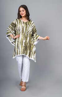 Short Printed Designer Kaftan