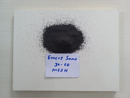 30-60 mesh black emery sand and powder for water jet cutting and industrial sandblasting used