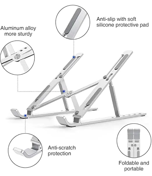 Adjustable Aluminium Laptop Stand