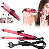 Hair Straightener And Curler Machine