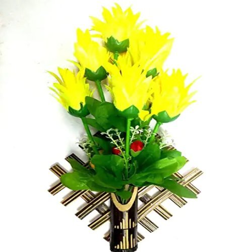 Artificial Flowers Bamboo vase