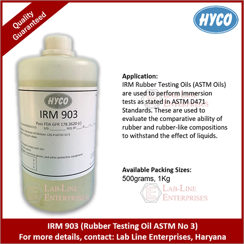 IRM 903 Rubber Testing Oil