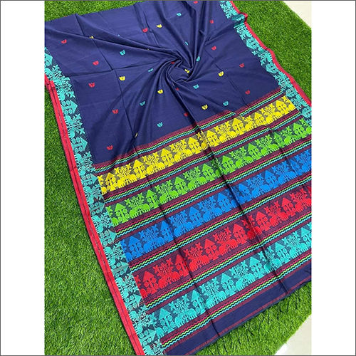 Mercherised Pure Premium Cotton Jamdani Saree