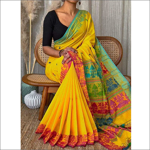 Pure Premium Cotton Jamdani Saree