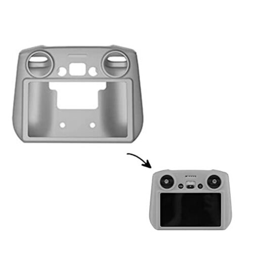 Grey Silicone Cover For Dji Mini 3 Pro Smart Rc Remote Controller Cover Accessories (Grey)