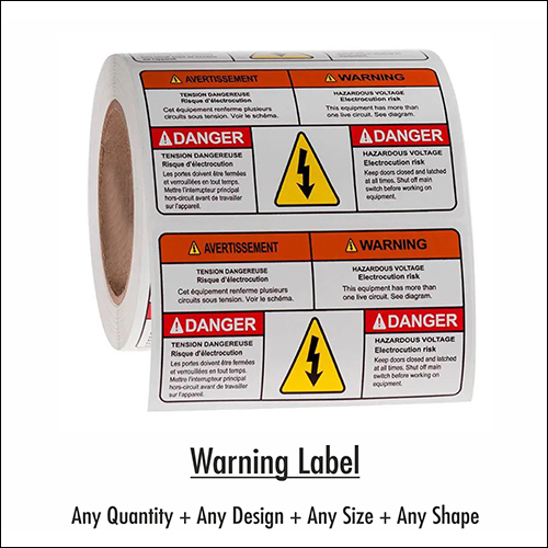 Paper Instruction / Warning Labels