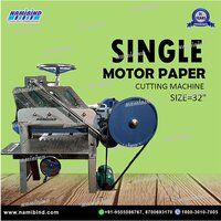 32 Inch Single Motorized Paper Cutting Machine High-Quality EN49 Knives 1.5 HP Motor