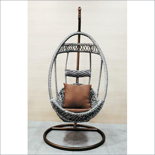 Grey Modern Wicker Garden Swings