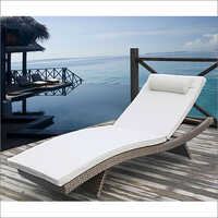 Brown Modern Wicker Pool Loung Chair