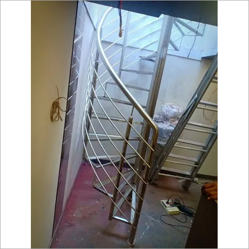 Rot Proof Stainless Steel Fully Spiral Staircase