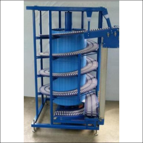 Easy To Operate Spiral Belt And Roller Conveyor