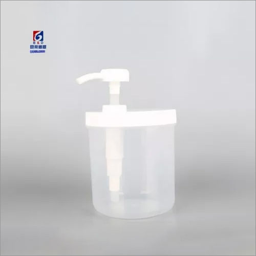 Transparent 410 Ml Plastic Handwashing Fluid Bottle