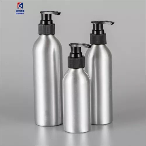 Aluminum Bottle With Screw Pump