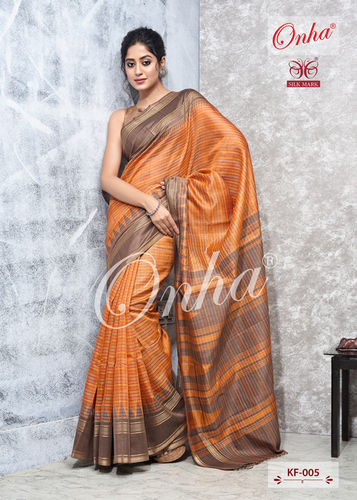 Ghicha Tussar Silk Traditional Design Saree