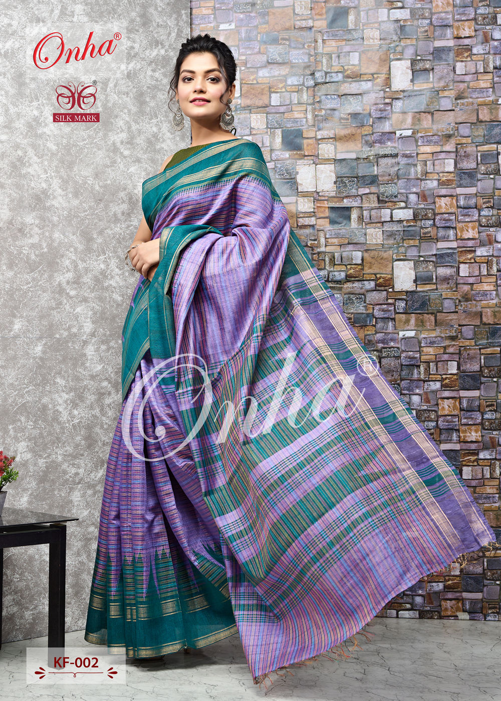 Ghicha Tussar Silk Traditional Design Saree