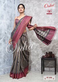 Ghicha Tussar Silk Traditional Design Saree