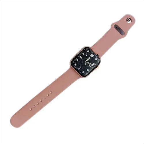 Wristwatch Pink Silicone Smart Watch