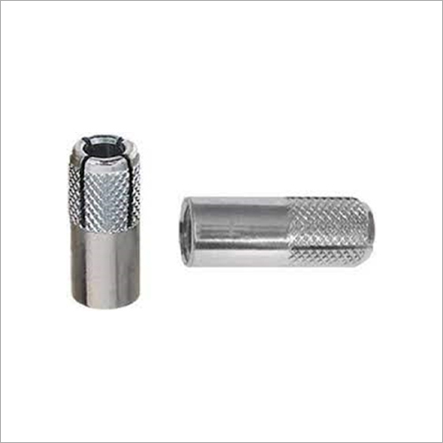 Drop In Anchor - Galvanized Steel Silver Finish | Internally Threaded Expansion with Preassembled Expander Plug