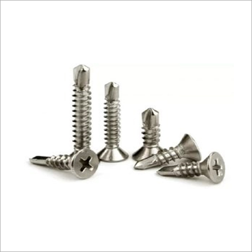 Silver Stainless Steel Self Drilling Screw