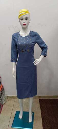 kurti cotton and rayon