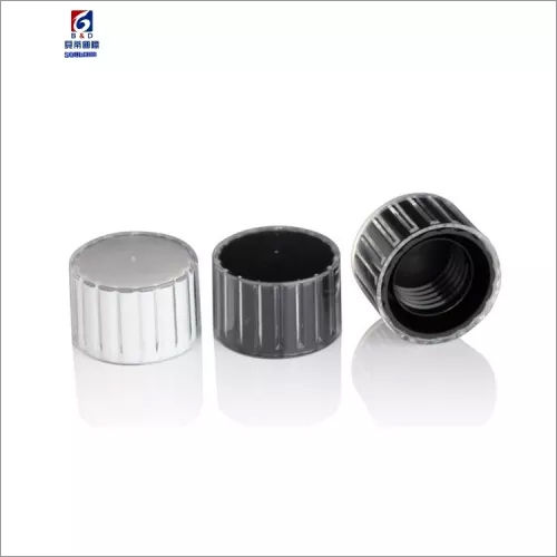 Black Plastic Cosmetic Bottle Cap