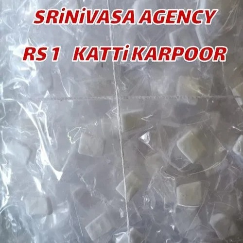 Karpoor Katti Camphor Katti 50 Pieces Rs 1 - Color: White